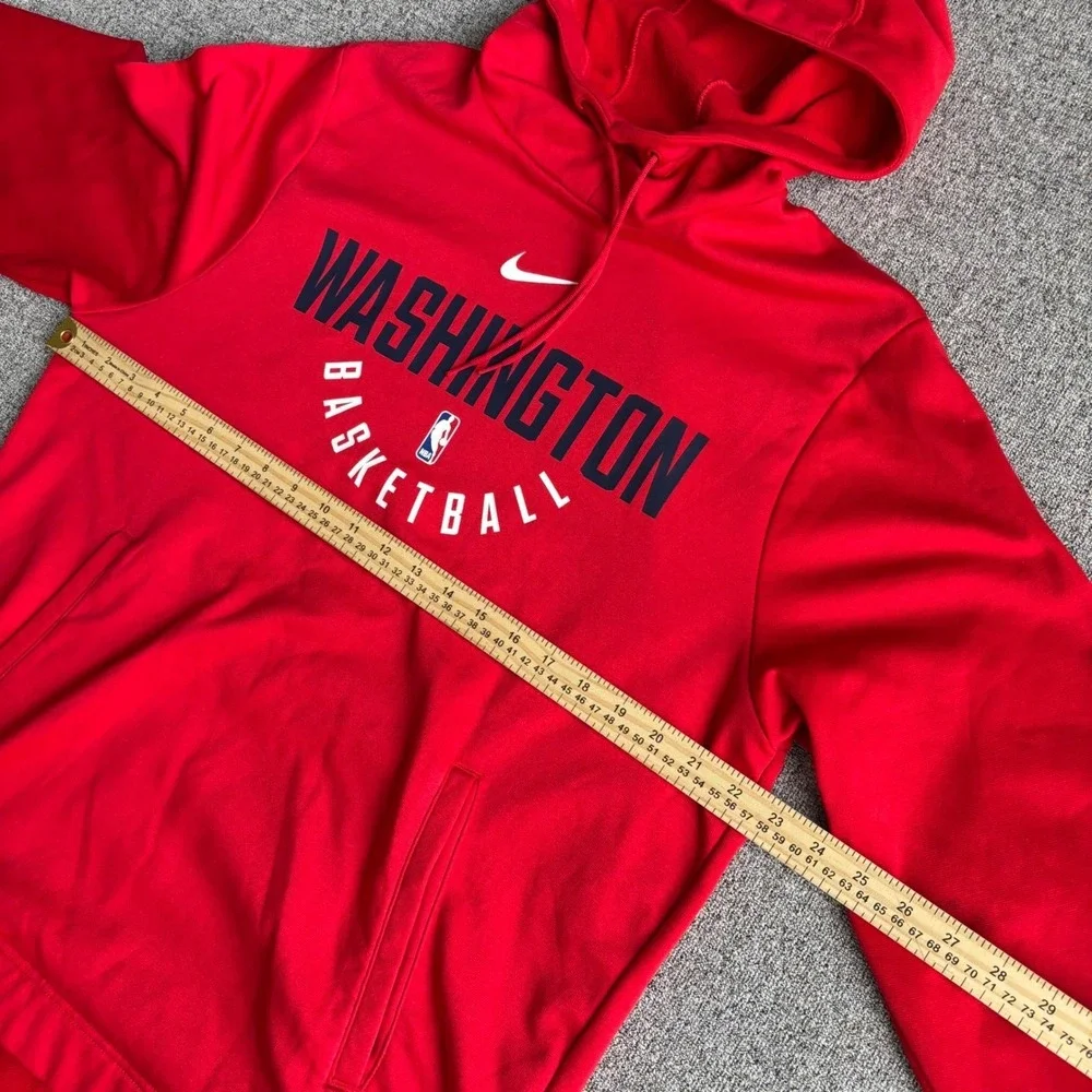 Nike Washington Basketball NBA Hoodie Mens Large Red Dri-FIT Pullover 858870-657